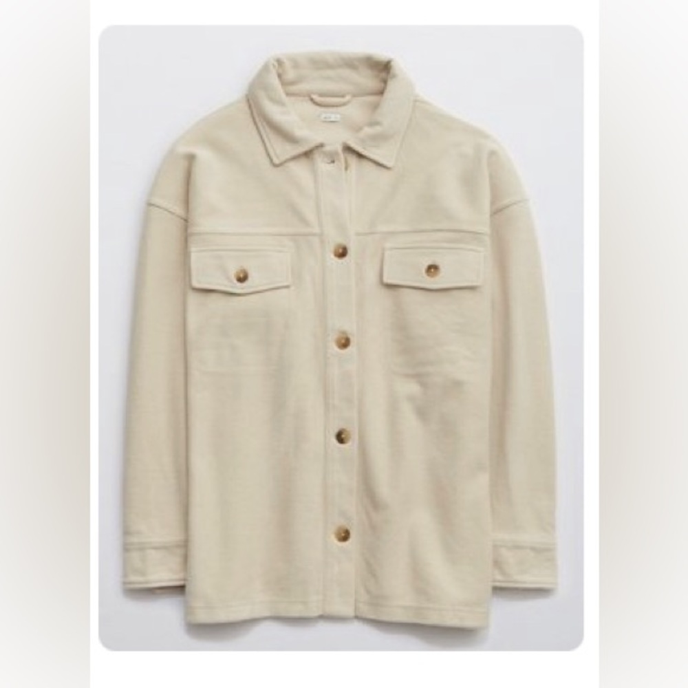 AERIE Lux Trucker Shacket